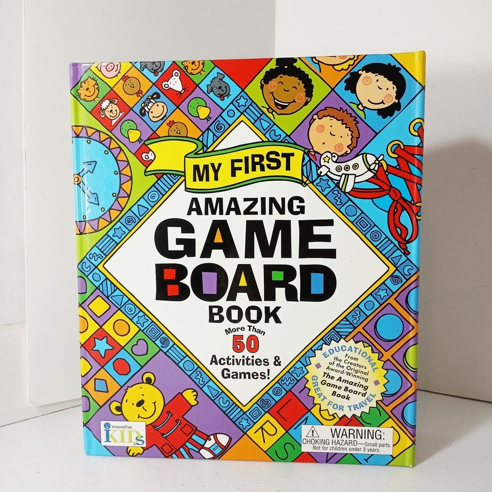 My First Amazing Game Board‎ Book Preschool Early Education Learning